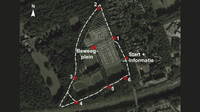 Kaart van Huis ter Heide West